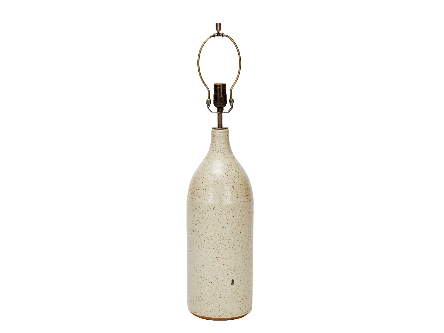 XL Bottle Lamp - Mottled Ivory