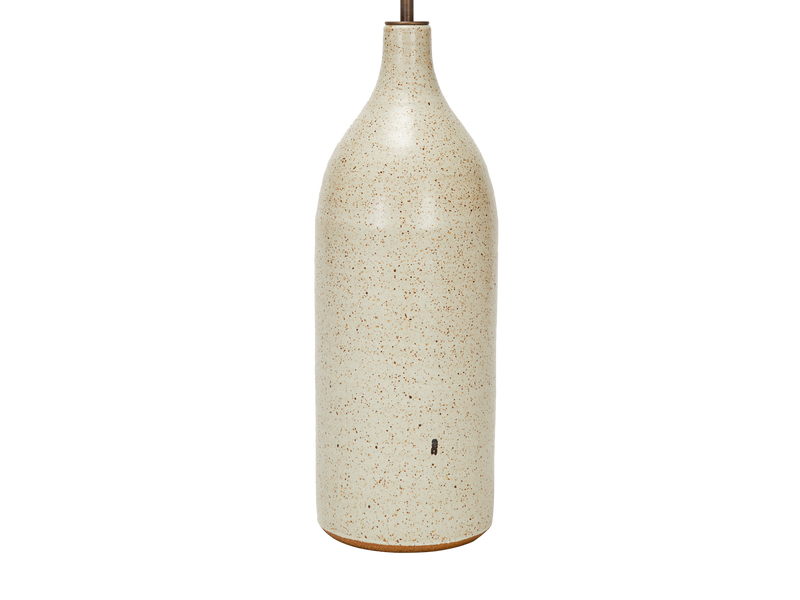 XL Bottle Lamp - Mottled Ivory