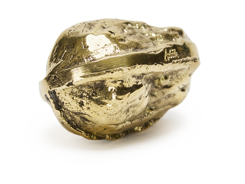 #5370-1 Brass Walnut Paperweight