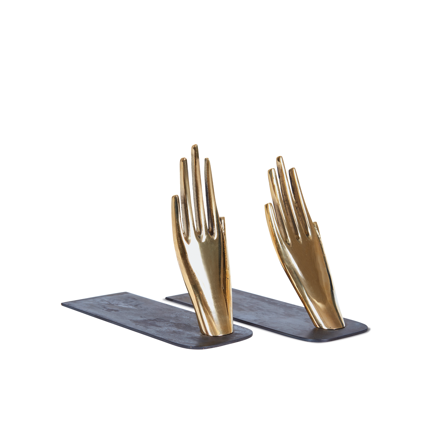 #1928 Bookends with Brass Hands