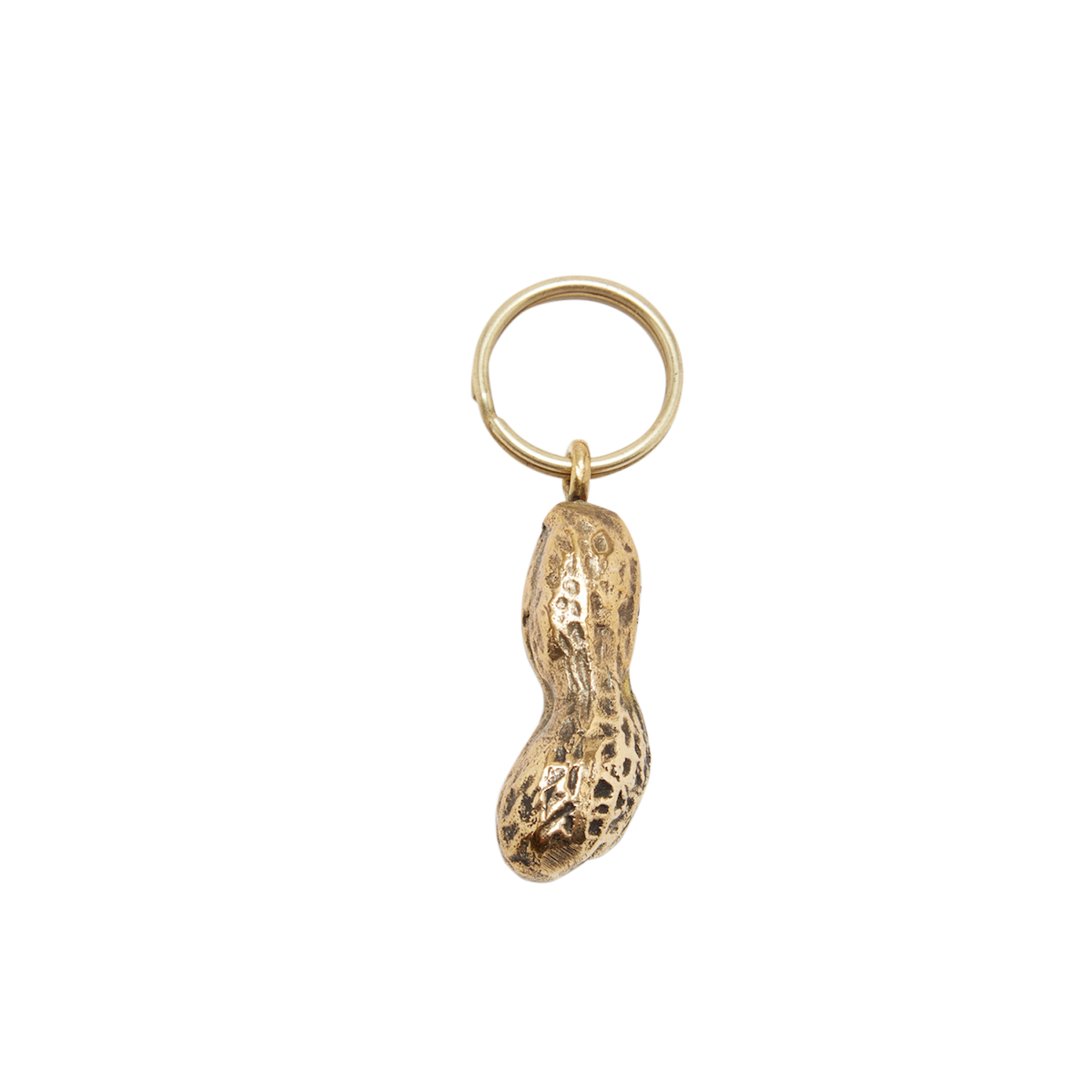 5617 Brass Peanut Key Ring