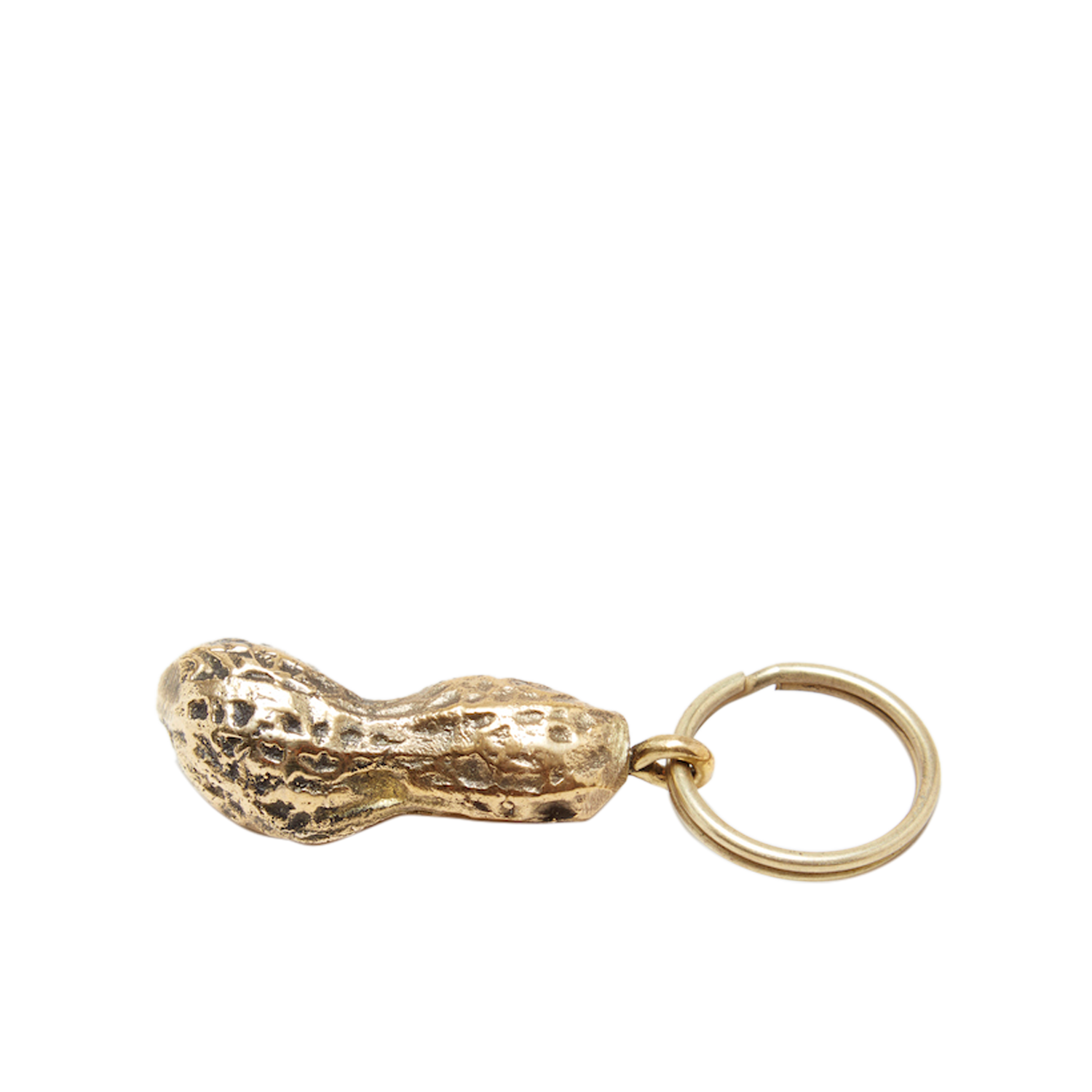 #5617 Brass Peanut Key Ring