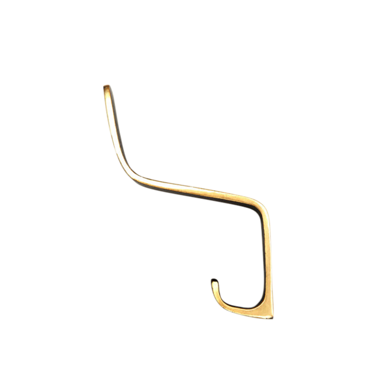 #5261-2 Large Rectangular Hook in Black