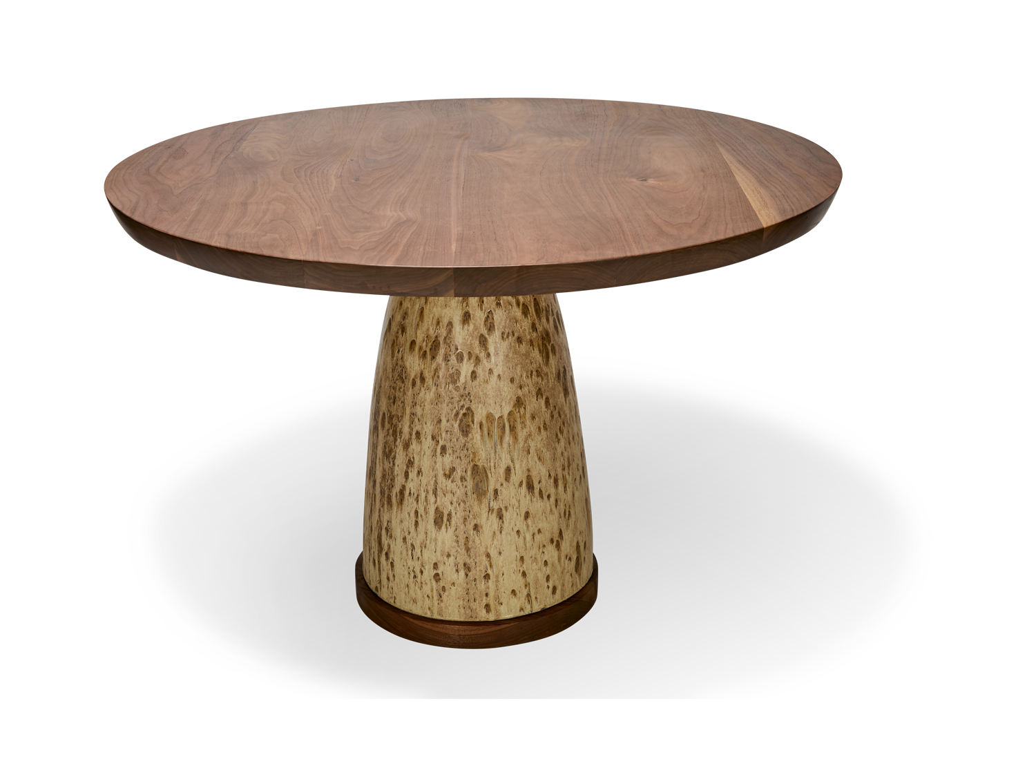 Desert Cheese Dining Room Table with Wood Top