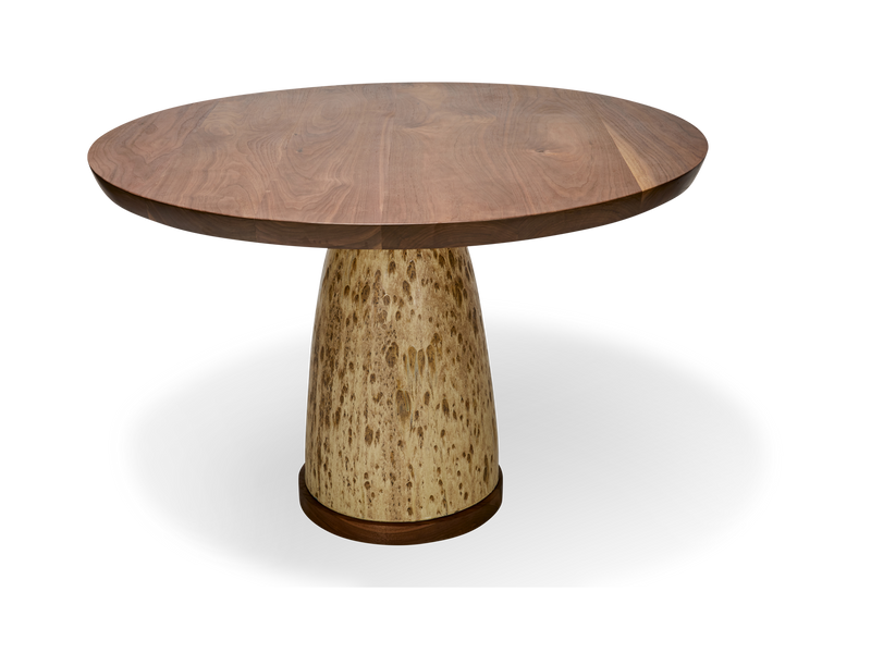 Desert Cheese Dining Room Table with Wood Top