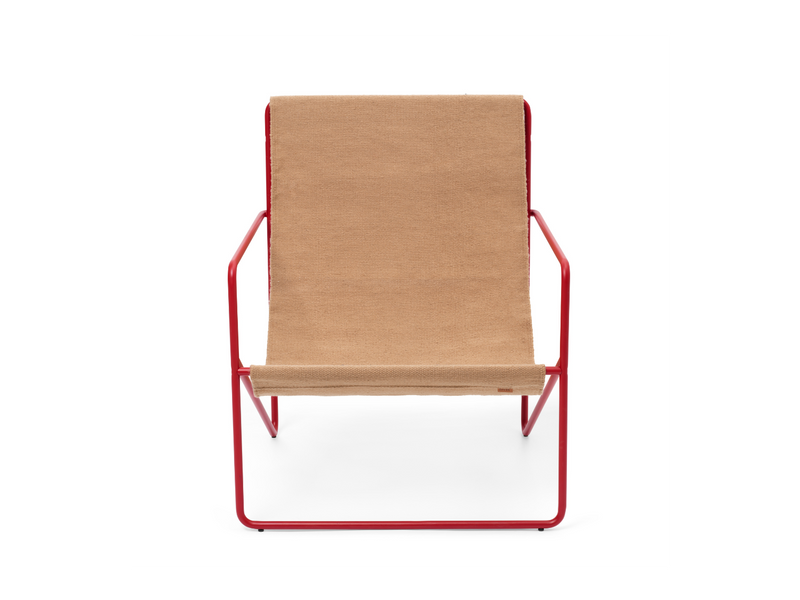 Desert Lounge Chair - Poppy Red / Sand