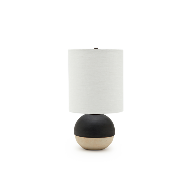 Orb Lamp - Black + White Split