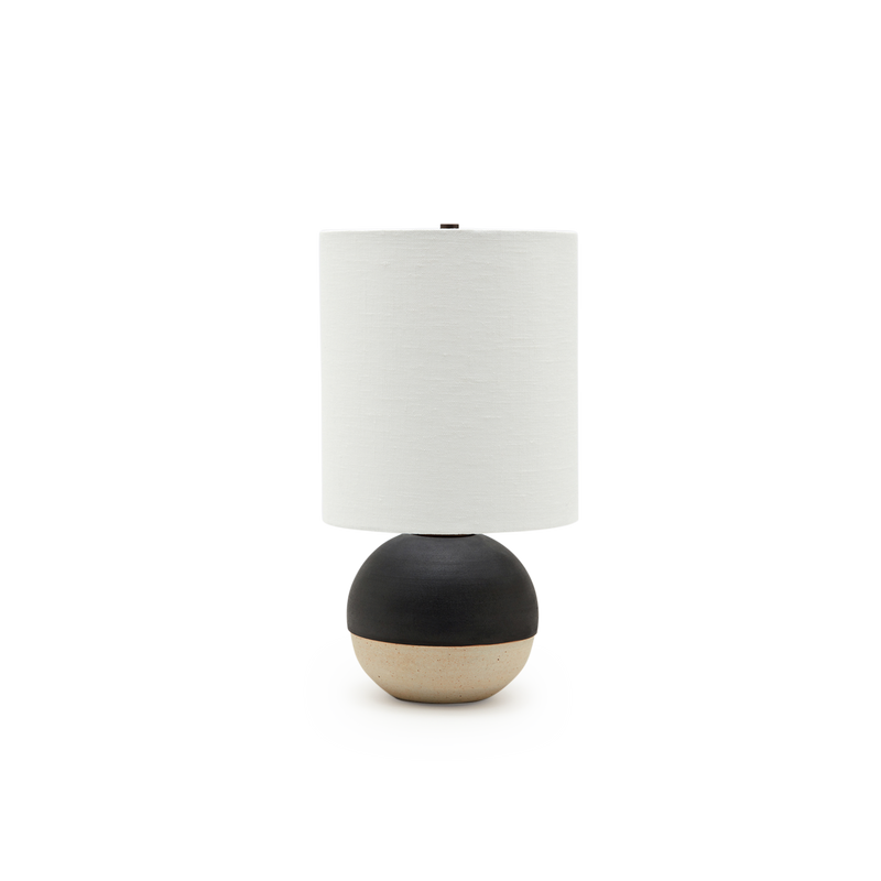 Orb Lamp - Black + White Split