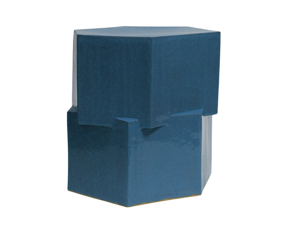 Double Tier Hex Side Table