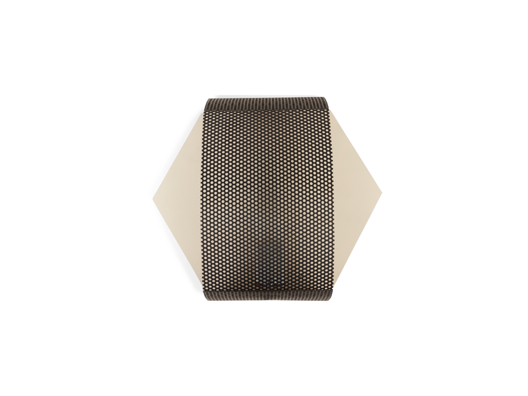 Hexagon Perforated Sconce
