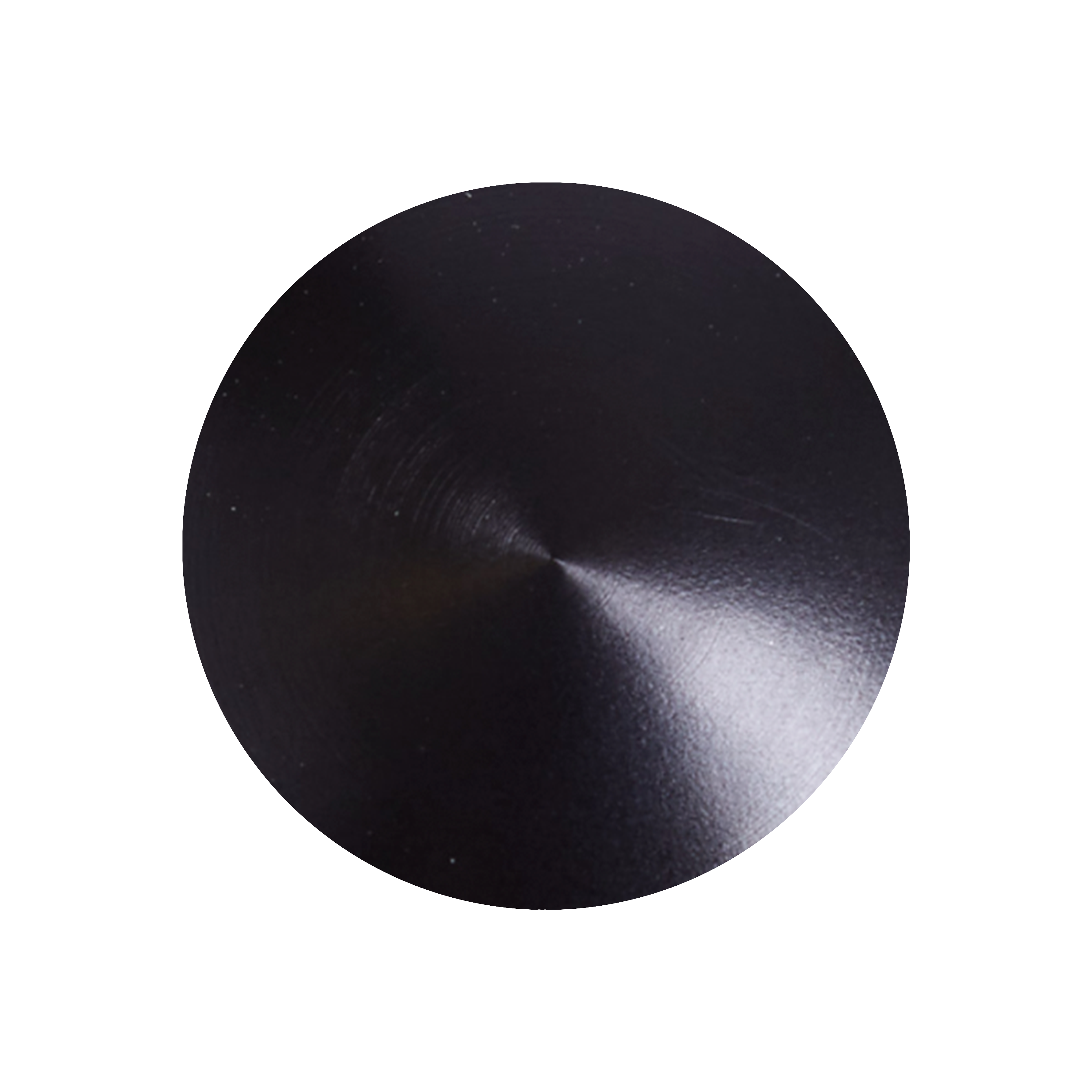 Black Anodized Metal Cap