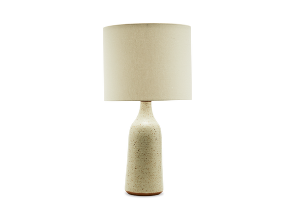 Bottle Lamp - Mottled Ivory